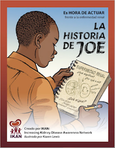 Joe's Story comic book cover - Spanish