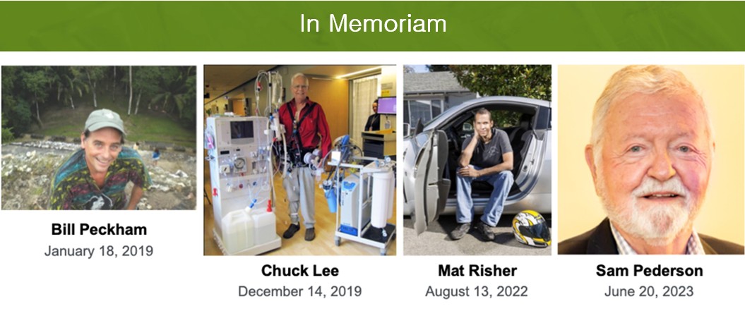In Memoriam PAC Members