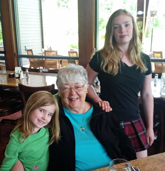 Molly Boll and kids